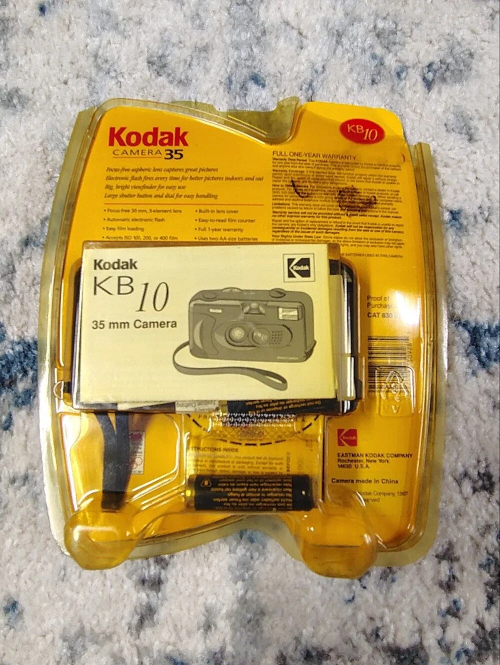 Kodak KB10 New Open Box 35MM Film Camera With Roll Of Film.